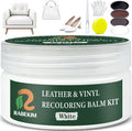 White Leather Repair Kit, Leather Recoloring Balm – Restore & Repair Faded by Unknown