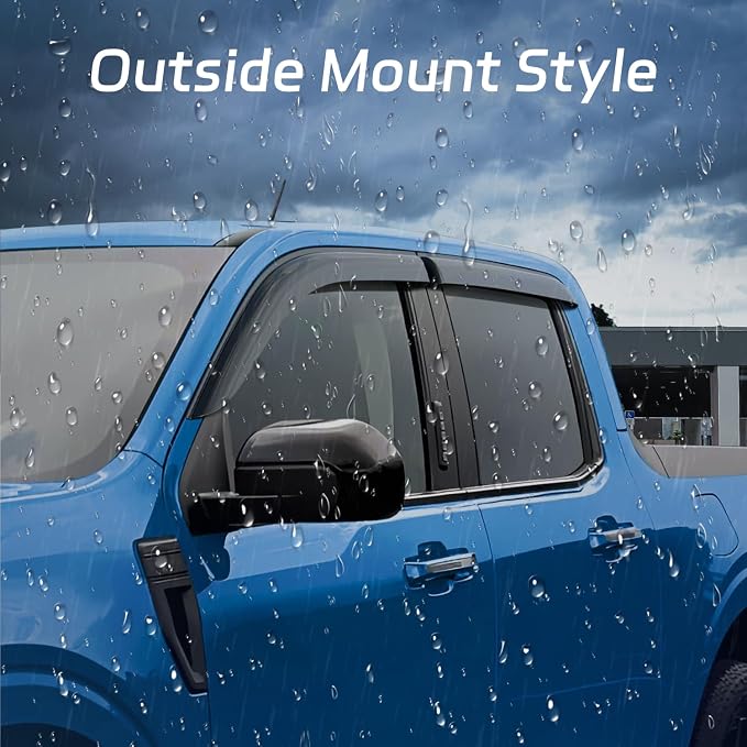 Window Visors Shield Rain Guards Fit - Image 4