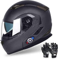 FreedConn BM2-S Bluetooth Motorcycle Helmet, Flip-Up Modular Motorbike Helmet by FreedConn