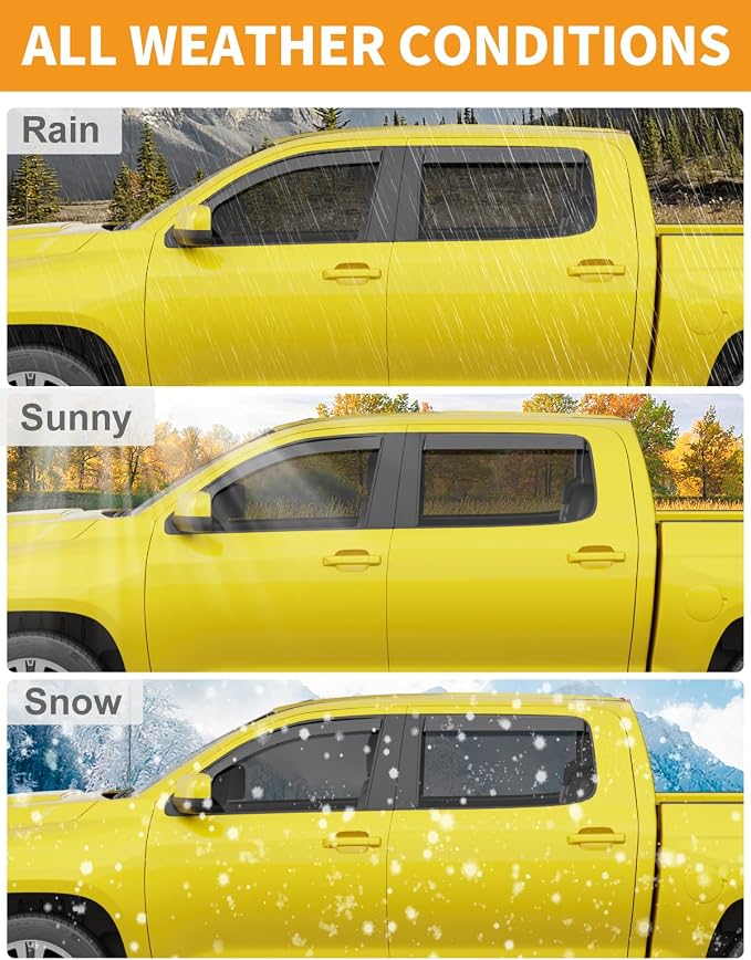 in-Channel Window Rain Guards Fit - Image 6