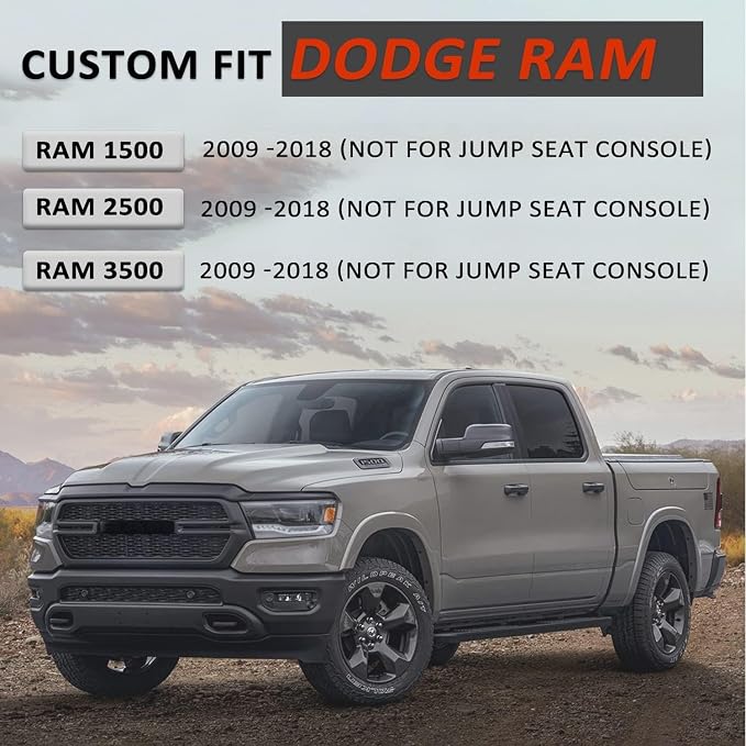 GIANT PANDA Center Console Cover Armrest Cover Cushion Fits Dodge RAM 1500 2500 - Image 2