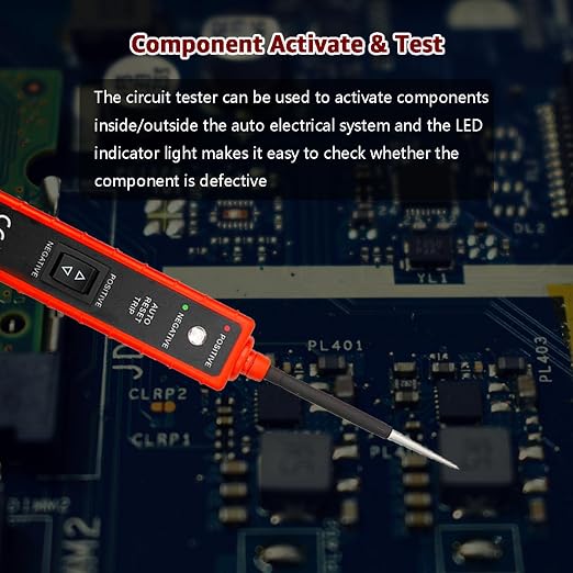 Power Circuit Probe Tester, 6V-24V DC Test Light, Automotive Short Circuit - Image 5