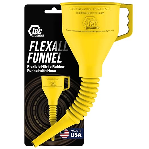 FlexAll Long Flexible Funnel for Automotive Use by TECProducts