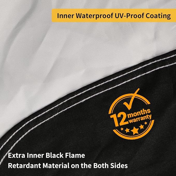 Coverado Motorcycle Cover Waterproof, All Weather Protection Outdoor Full - Image 5