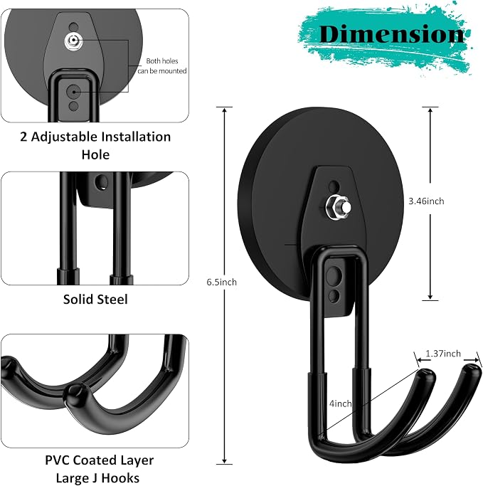 ENUODA Strong Magnetic Hooks Heavy Duty - Image 3