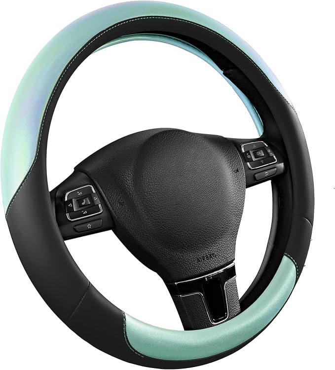 Road Comforts Steering Wheel Cover – Breathable Leather Steering Wheel Cover - Image 2