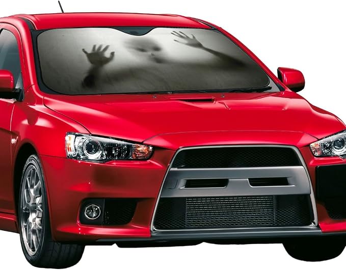 Alien trapped Car Windshield Sunshade Front Window Sun Visor Protector Foldable - Image 2
