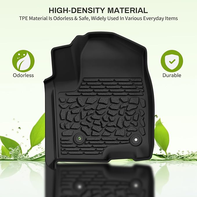 AUTOSAVER88 Floor Mats Fit for Chevy Silverado/for GMC Sierra 1500 2019-2025 - Image 2