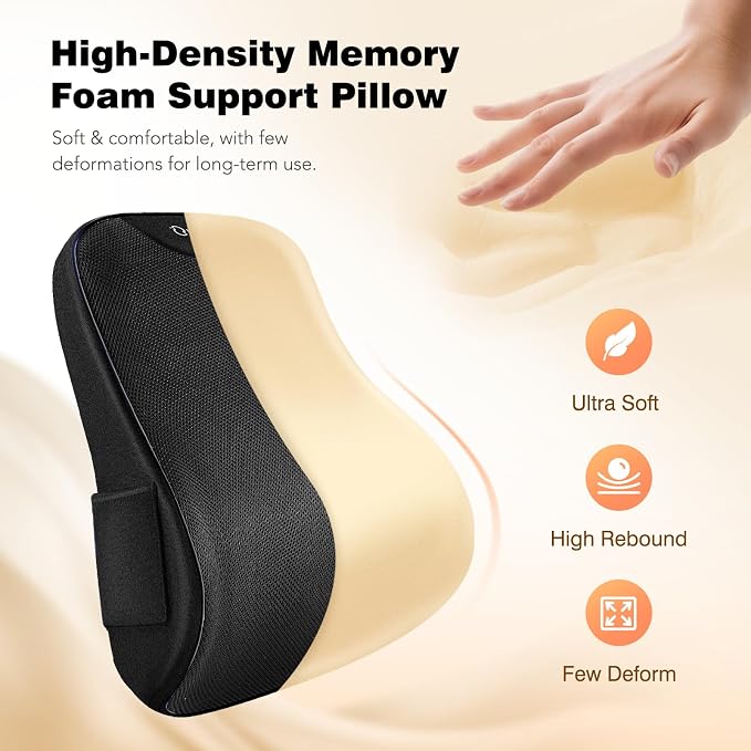 Lumbar Support Pillow for Office Chair, Back Support Pillow for Car, Recliner & - Image 6