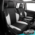 Seat Covers for Toyota 4Runner 2011-2024, Faux Leather Car Seat Cover Full Set by FEINEPRO