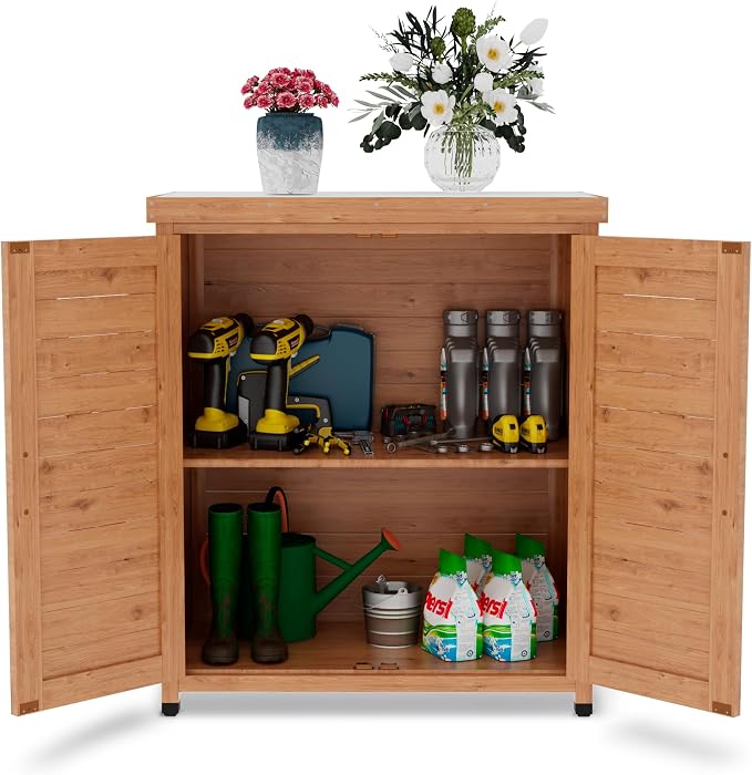 Outdoor Storage Shed Waterproof, Potting Shed - Image 9