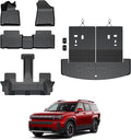 Floor Mats for 2024 2025 2026 Hyundai Santa Fe 6-Seat/7-Seat, All Weather TPE by GALVAGNITE
