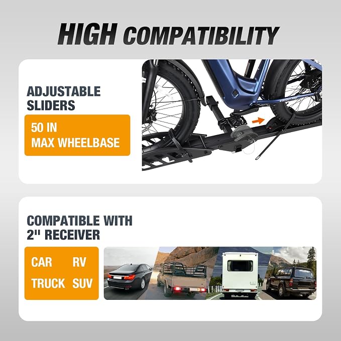 Sole R 1-Bike Rack, Hitch-Mount Platform E-Bike Rack - Image 5