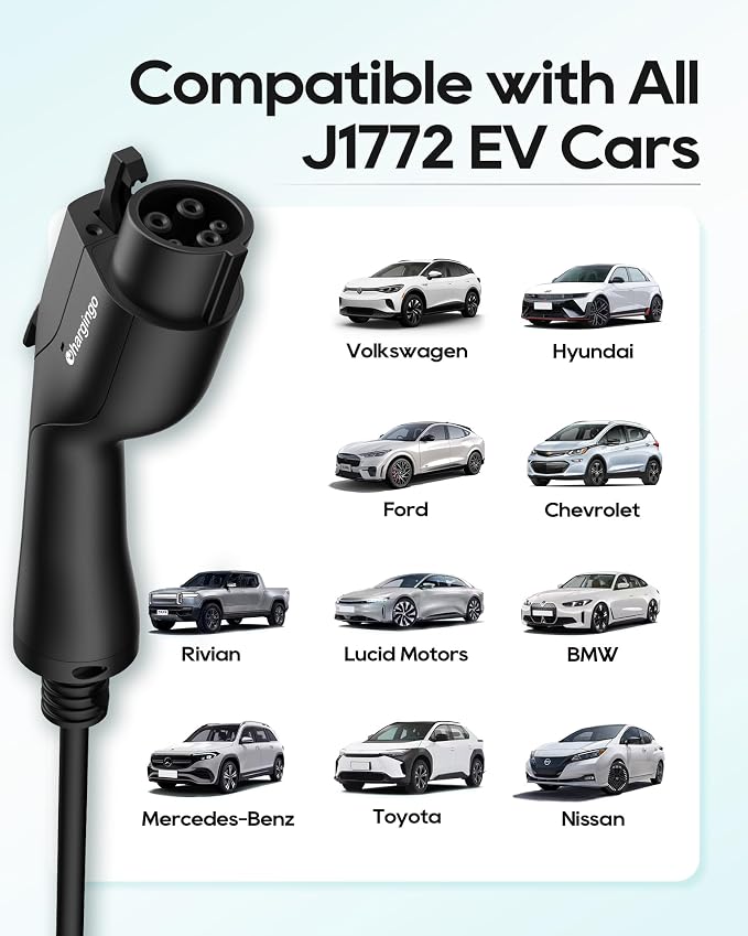 2025 Upgraded Level 1-2 Portable EV Charger, NEMA 5-15 & 6-20 Plug, 25 Ft EV - Image 6