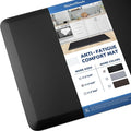 KitchenClouds Cushioned Anti Fatigue Kitchen Rug, Waterproof Non Slip, Standing by KitchenClouds