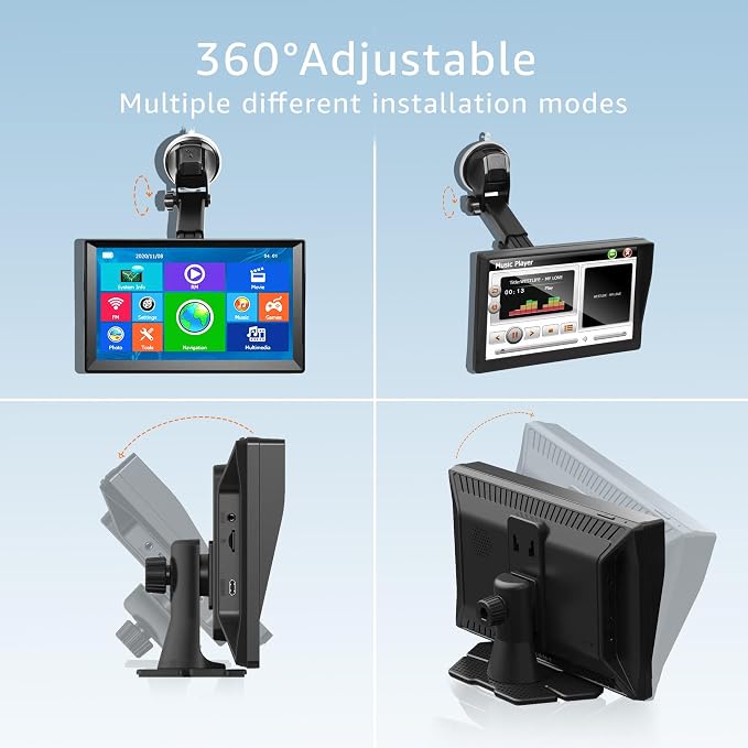 7-Inch GPS Navigator for Car Truck RV, 2025 Offline Maps - Image 5