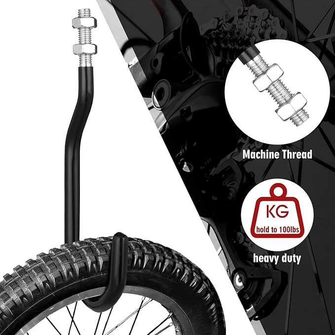 Shimeyao 4 Pcs Machine Thread Bicycle Storage Hook - Image 4