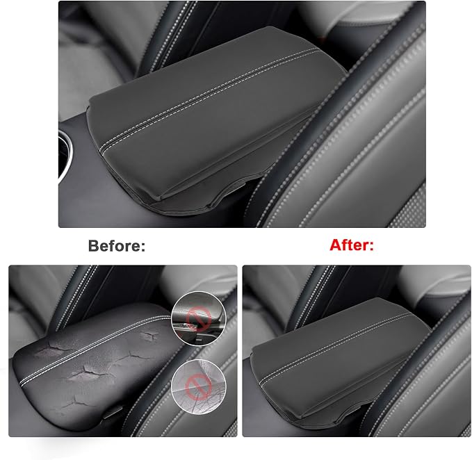 SXCY for 2024 2025 Mustang Armrest Cover for Mustang 2025 Accessories 2024 2025 - Image 3