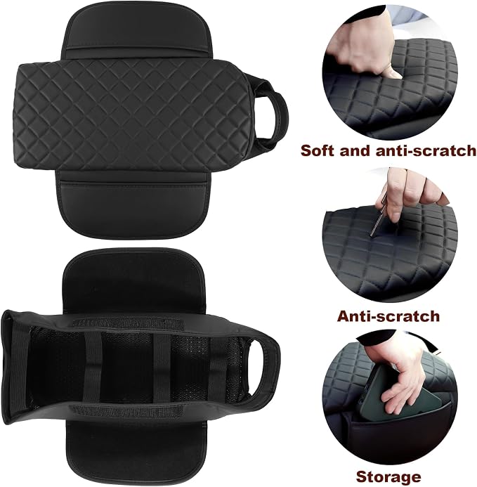 Center Console Armrest Cover for 2011-2020 Dodge Journey Cushion Pad Armrest - Image 4