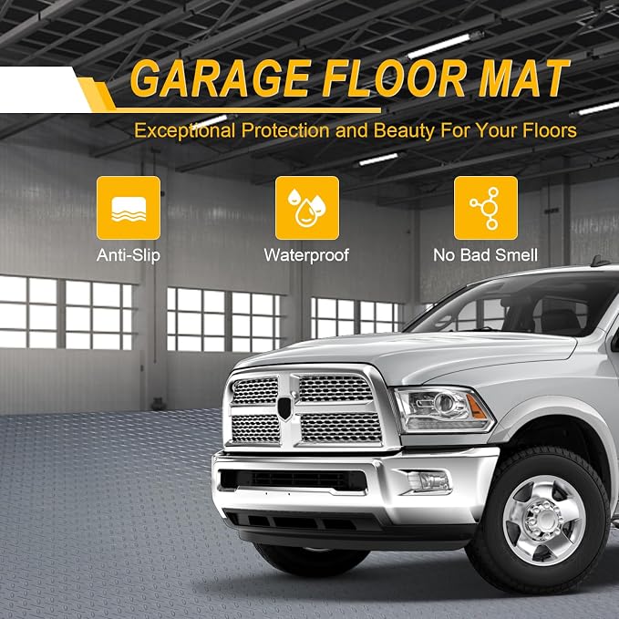 7.5x18 FT Garage Floor Mat, Flooring Roll - Image 4