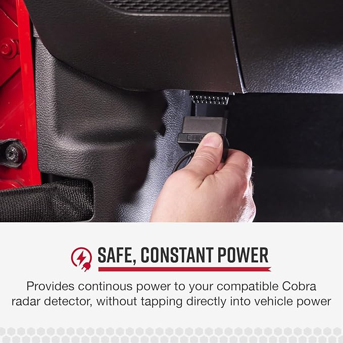 Cobra OBDII to Barrel Connector Power Cord Radar Detectors, Compatible RAD350 - Image 6
