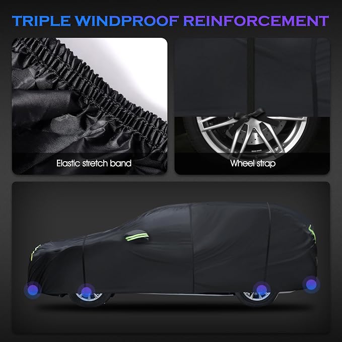 Car Cover Custom Fit for Honda CRV 1997-2025, Toyota RAV4 1996-2025, 6 Layers - Image 5