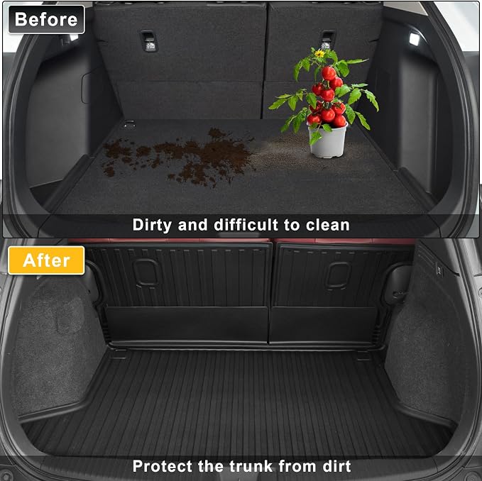 Cargo Liner & Backrest Mat Fit for Honda HR-V HRV 2016-2022 AWD: Cargo Mat - Image 2