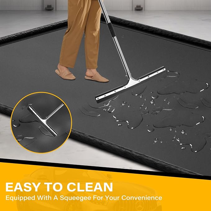 Garage Floor Mat 7'9" x 18' Upgraded Satin Finish Texture Non-Slip Containment - Image 6