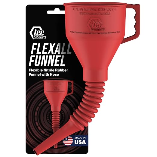 FlexAll Long Flexible Funnel for Automotive Use by TECProducts