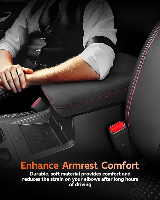CDEFG for Nissan Frontier 2022-2025 Center Console Cover Armrest Box Cover for - Image 5