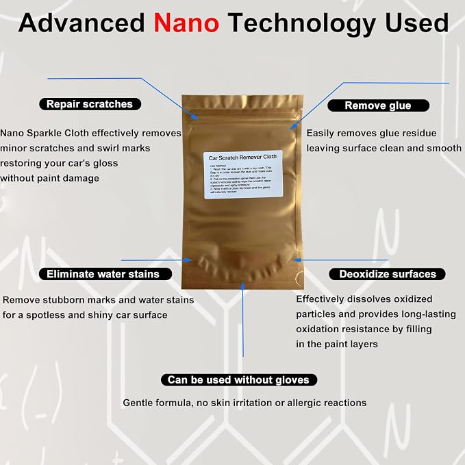 NanoSparkle Cloth for Car Scratches, 2025 Upgrade Nano Sparkle Cloth Car - Image 3