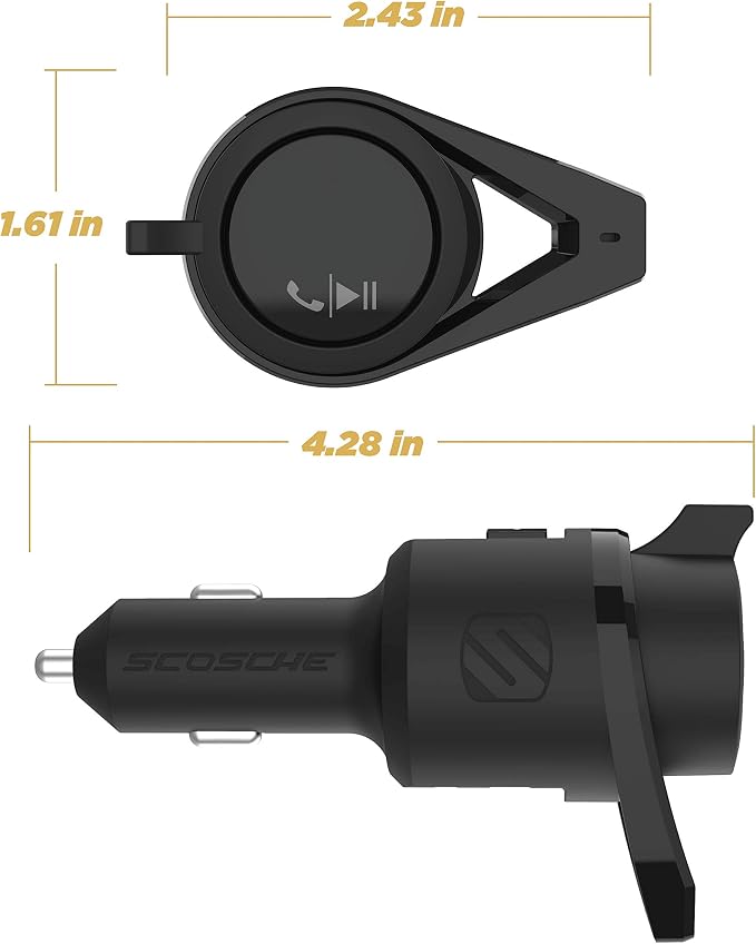 Scosche BTFMPD3SR-SP1 Universal Bluetooth Hands-Free Car Kit - Image 4