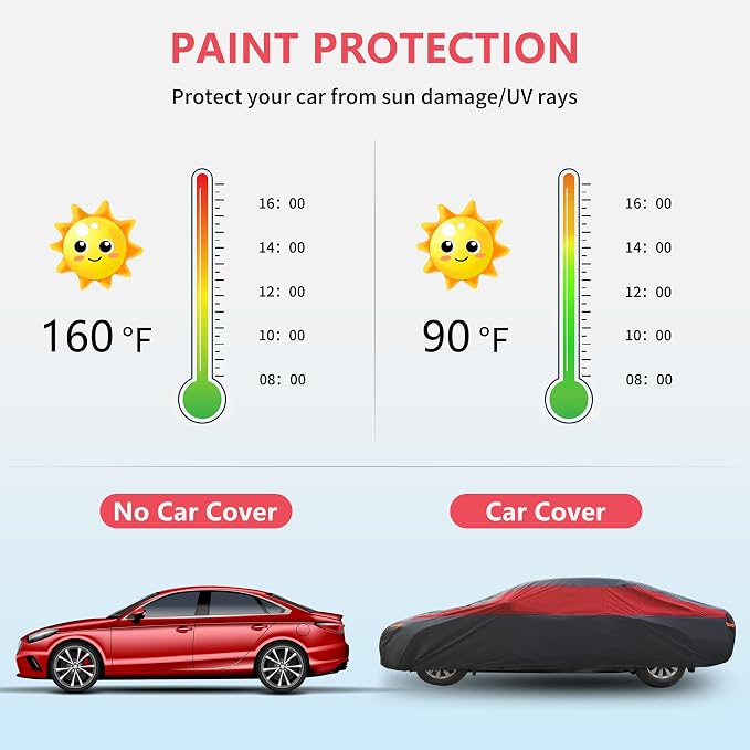 Car Cover Waterproof All Weather, Outdoor Car Cover - Image 8