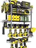 5 Layers 2 IN 1 Power Tool Organizer Wall Mount by Mefirt