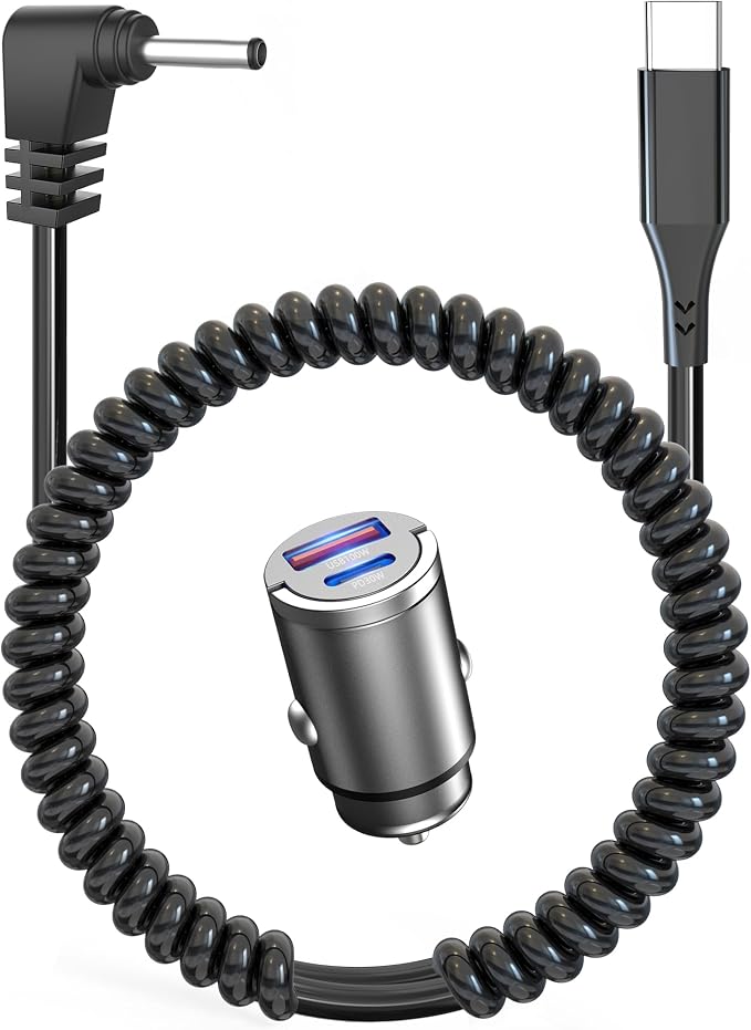 Radar Detector Cable, USB-C to DC3.5 Plug Charging Kit, by QaMcbulc