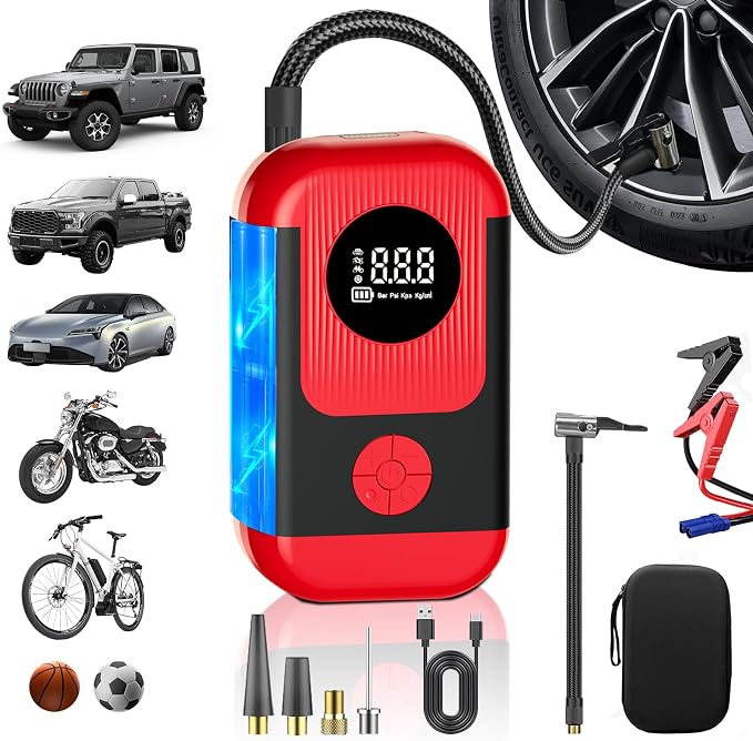 Tire Inflator Portable Air Compressor by Unknown