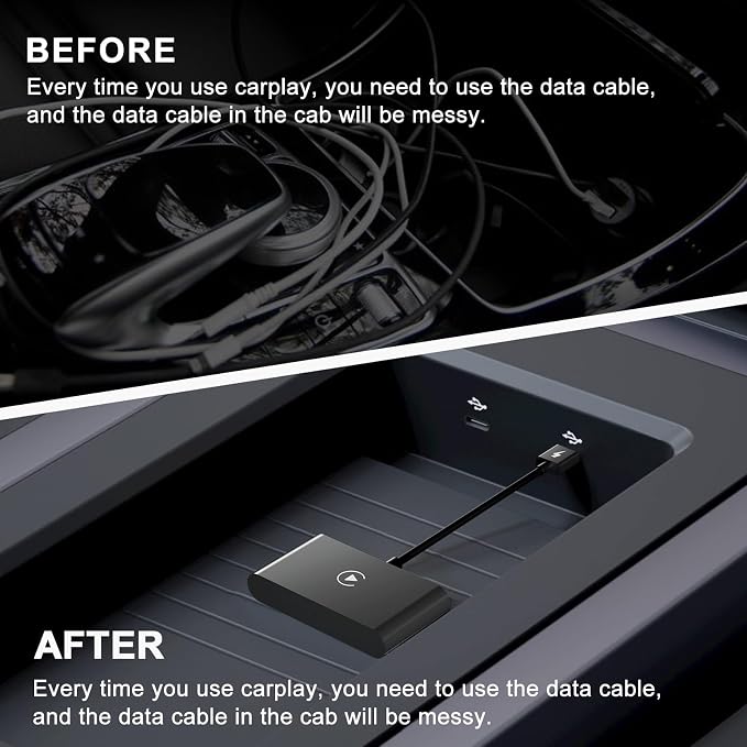 Wireless CarPlay Adapter, 2024 Upgrade CarPlay Wireless Adapter - Image 5