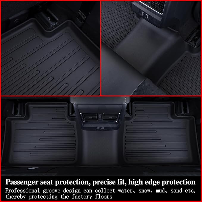 Floor Mat for Nissan Armada Infiniti QX80 2025 TPE All Weather Protection Car - Image 5