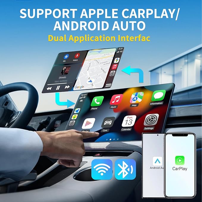 Wireless CarPlay Adapter, Convert Wired to Wireless CarPlay Adapter, Plug&Play - Image 4
