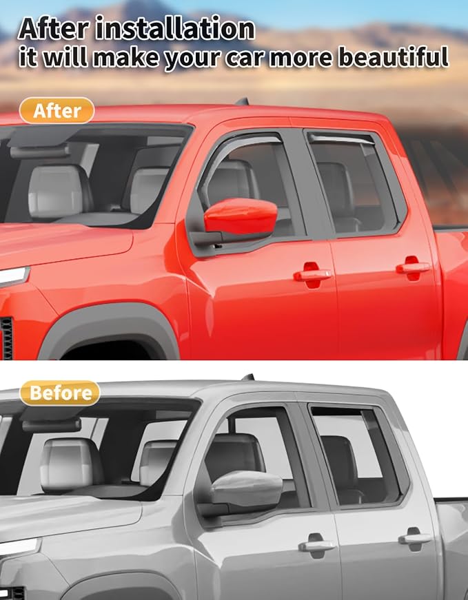 in-Channel Window Rain Guards Fit - Image 5