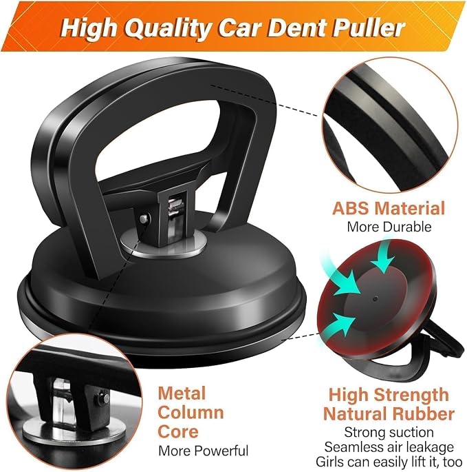 Dent Puller, 3 Pack Car Dent Puller Car Dent Removal Kit Suction Cup Dent - Image 4