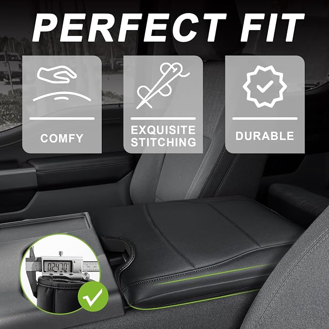 Muslogy Center Console Armrest Cover Compatible - Image 5
