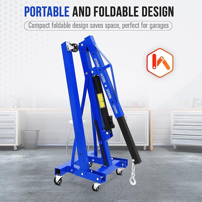2 Ton Hydraulic Engine Hoist - Image 3