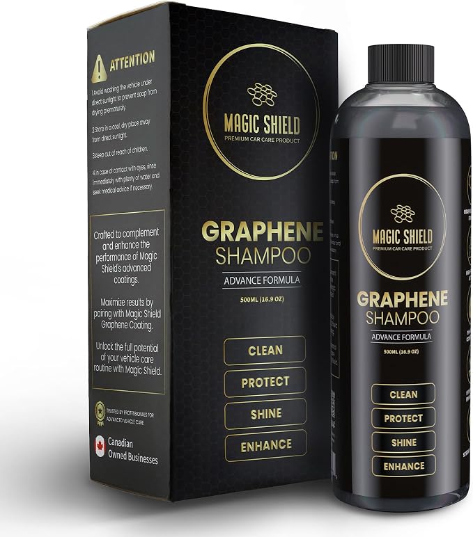 Graphene Shampoo – pH Neutral Car Wash | Advanced Hydrophobic & SiO2 Protection by MagicShieldUSA