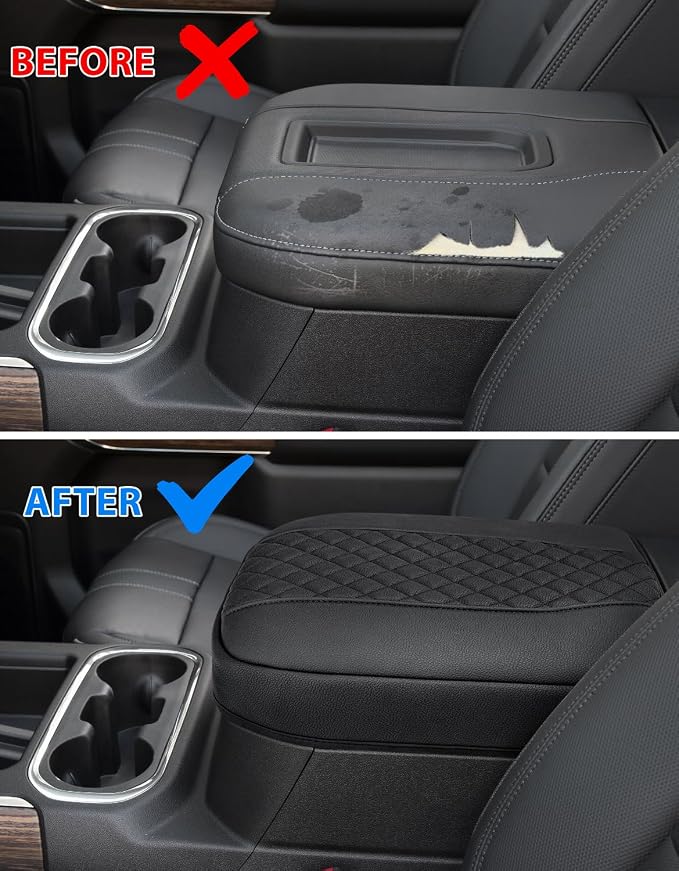 Center Console Cover for Chevy Silverado & GMC Sierra 1500 Accessories 2019-2025 - Image 7