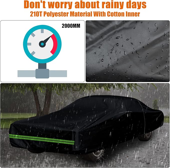 Waterproof Car Cover Compatible - Image 3