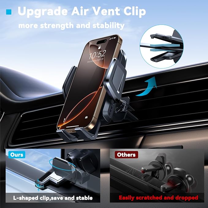 TECKNET Universal Car Cup Phone Holder – Adjustable Cradle Car Mount - Image 6