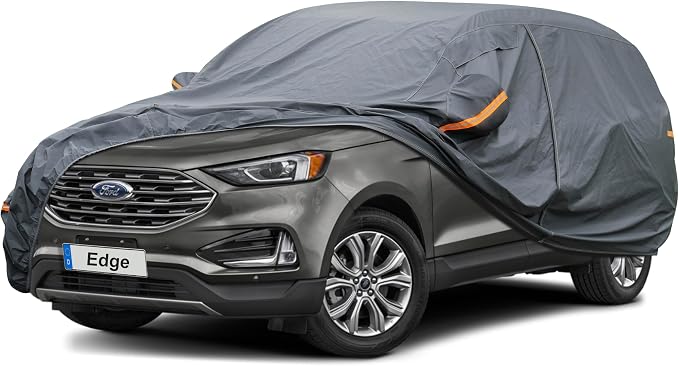 Premium Car Cover Custom Fit Ford Edge, 16 Layers Heavy Duty Car Cover by GUNHYI