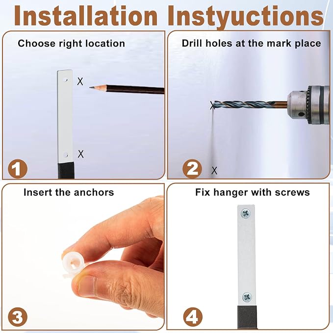 Heavy Duty Utility Hooks, 6 Pack Steel Wall Mounts - Image 4