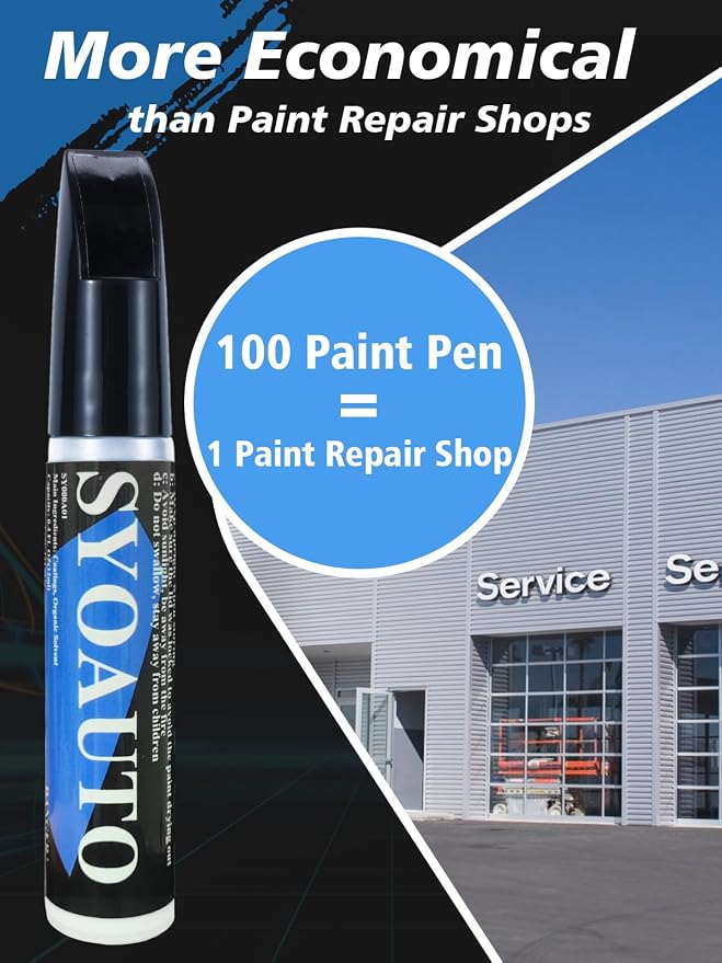 SYOAUTO Gray Car Touch Up Paint Auto Touch Up Paint 0.4 oz Gray Automotive - Image 6